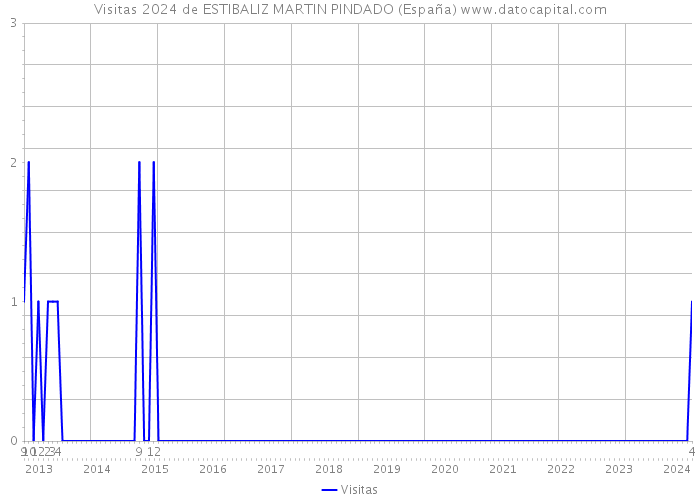 Visitas 2024 de ESTIBALIZ MARTIN PINDADO (España) 