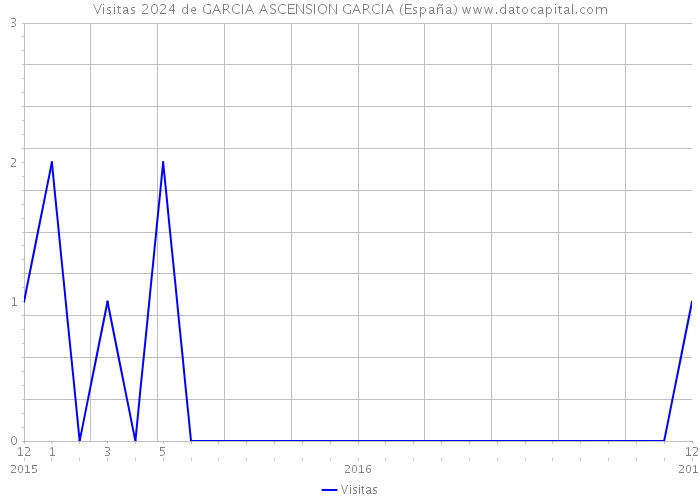 Visitas 2024 de GARCIA ASCENSION GARCIA (España) 