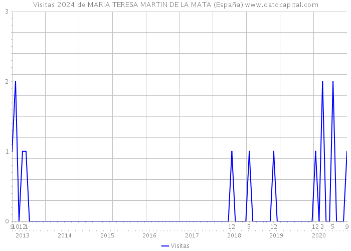 Visitas 2024 de MARIA TERESA MARTIN DE LA MATA (España) 