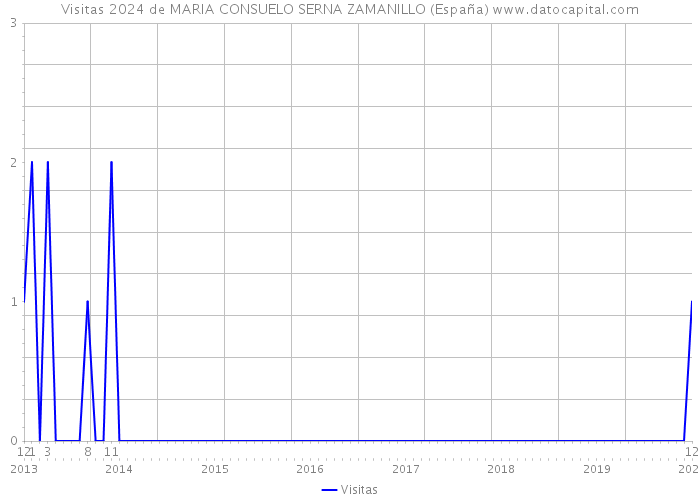Visitas 2024 de MARIA CONSUELO SERNA ZAMANILLO (España) 