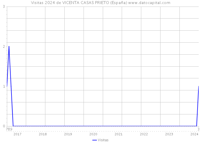 Visitas 2024 de VICENTA CASAS PRIETO (España) 