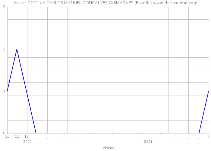 Visitas 2024 de CARLOS MANUEL GONCALVES GUIMARAES (España) 