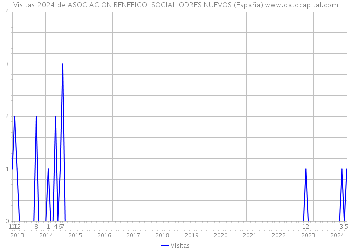 Visitas 2024 de ASOCIACION BENEFICO-SOCIAL ODRES NUEVOS (España) 