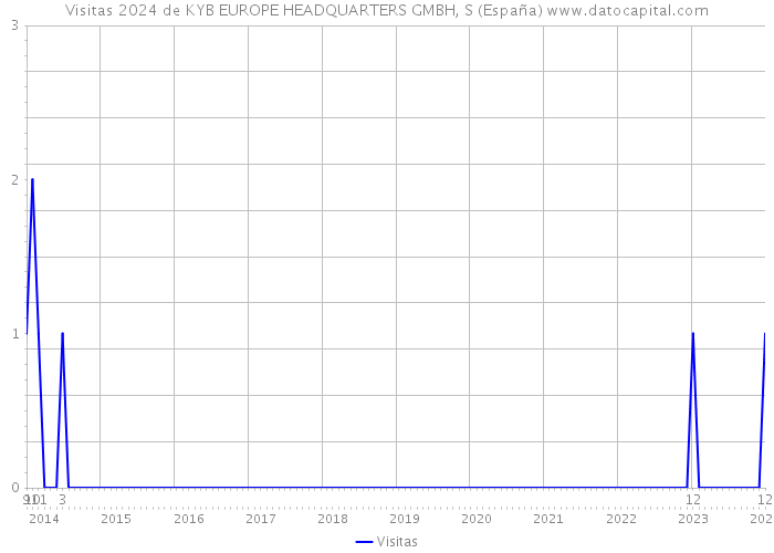 Visitas 2024 de KYB EUROPE HEADQUARTERS GMBH, S (España) 