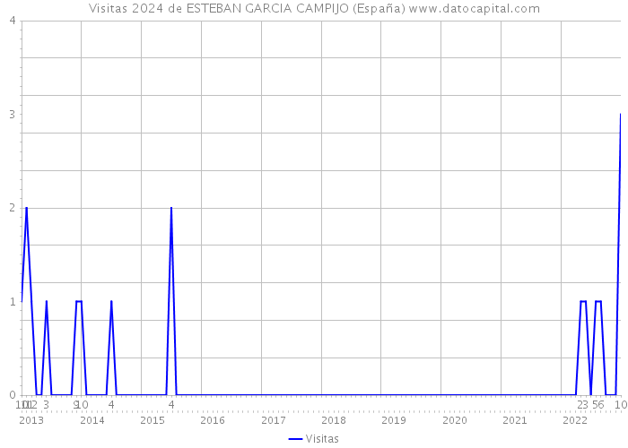 Visitas 2024 de ESTEBAN GARCIA CAMPIJO (España) 