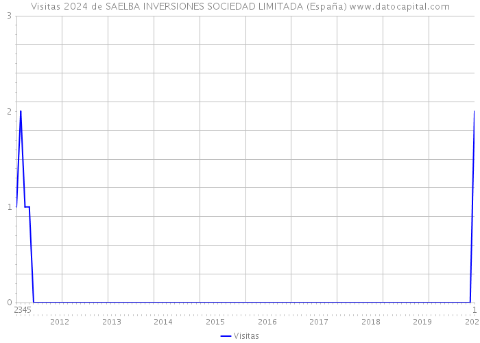 Visitas 2024 de SAELBA INVERSIONES SOCIEDAD LIMITADA (España) 