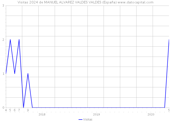 Visitas 2024 de MANUEL ALVAREZ VALDES VALDES (España) 