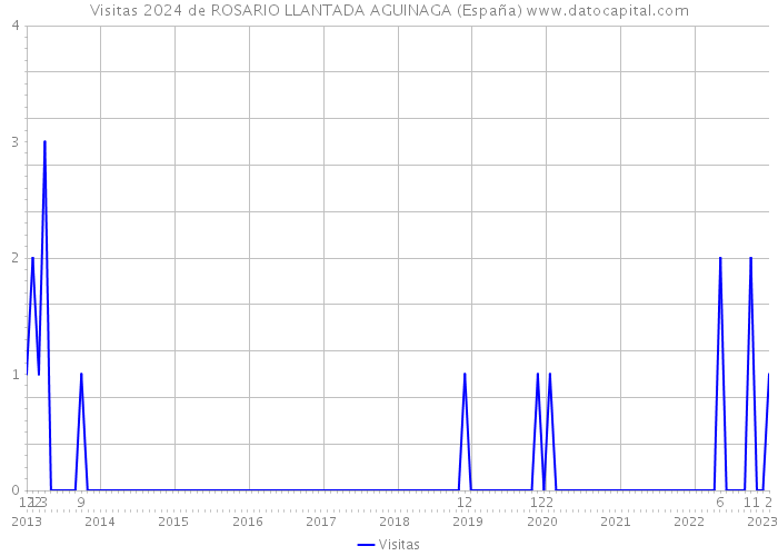 Visitas 2024 de ROSARIO LLANTADA AGUINAGA (España) 