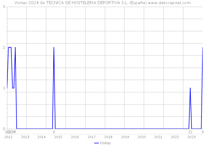 Visitas 2024 de TECNICA DE HOSTELERIA DEPORTIVA S.L. (España) 