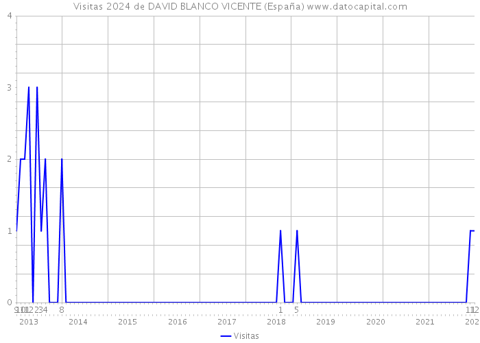 Visitas 2024 de DAVID BLANCO VICENTE (España) 