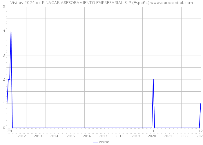 Visitas 2024 de PINACAR ASESORAMIENTO EMPRESARIAL SLP (España) 