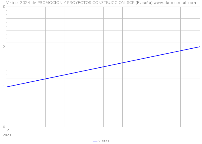 Visitas 2024 de PROMOCION Y PROYECTOS CONSTRUCCION, SCP (España) 