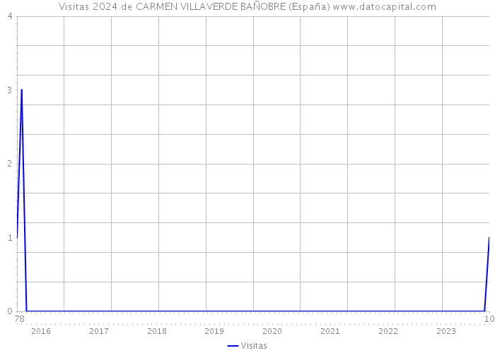 Visitas 2024 de CARMEN VILLAVERDE BAÑOBRE (España) 