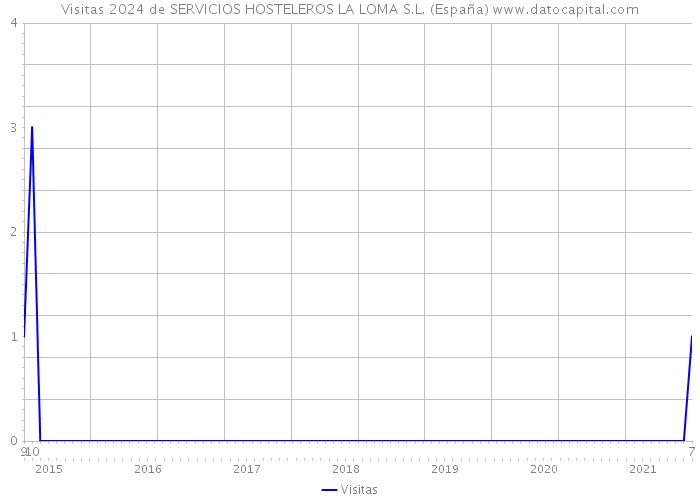 Visitas 2024 de SERVICIOS HOSTELEROS LA LOMA S.L. (España) 