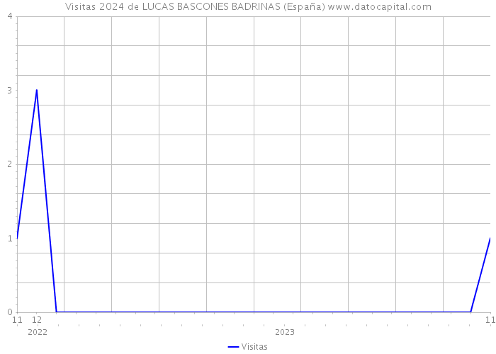 Visitas 2024 de LUCAS BASCONES BADRINAS (España) 