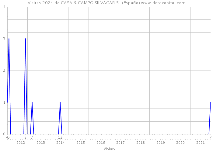 Visitas 2024 de CASA & CAMPO SILVAGAR SL (España) 