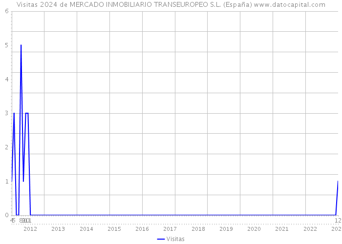 Visitas 2024 de MERCADO INMOBILIARIO TRANSEUROPEO S.L. (España) 