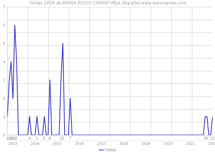 Visitas 2024 de MARIA ROCIO CASINO VELA (España) 