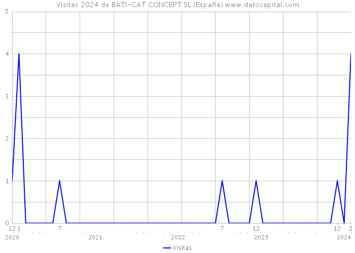 Visitas 2024 de BATI-CAT CONCEPT SL (España) 