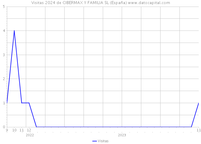 Visitas 2024 de CIBERMAX Y FAMILIA SL (España) 