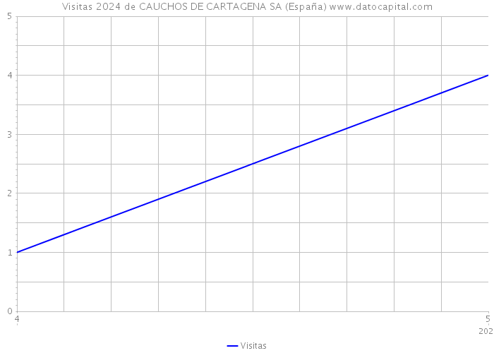 Visitas 2024 de CAUCHOS DE CARTAGENA SA (España) 