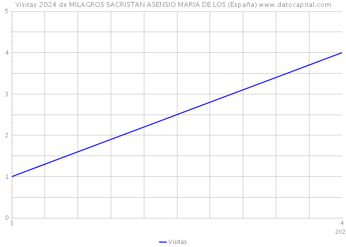Visitas 2024 de MILAGROS SACRISTAN ASENSIO MARIA DE LOS (España) 