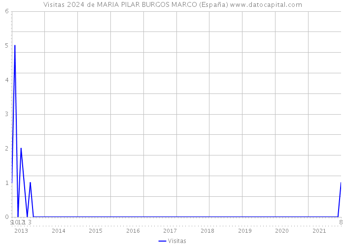 Visitas 2024 de MARIA PILAR BURGOS MARCO (España) 