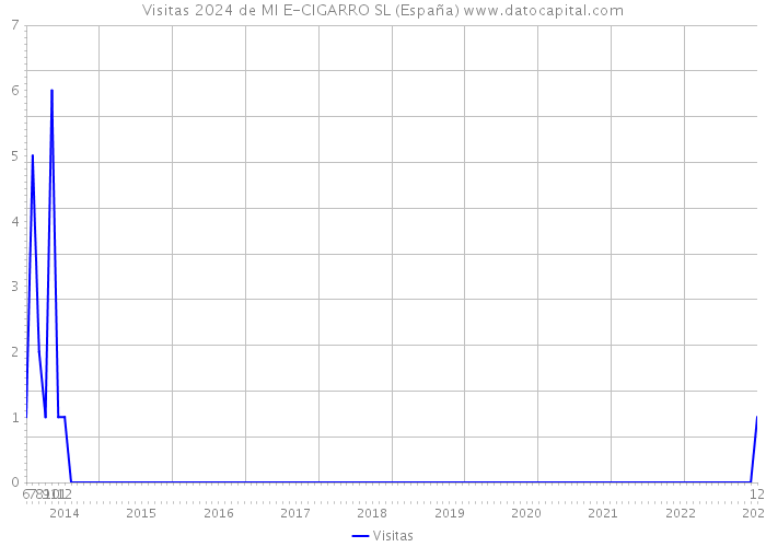 Visitas 2024 de MI E-CIGARRO SL (España) 