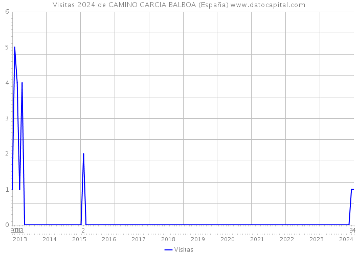 Visitas 2024 de CAMINO GARCIA BALBOA (España) 