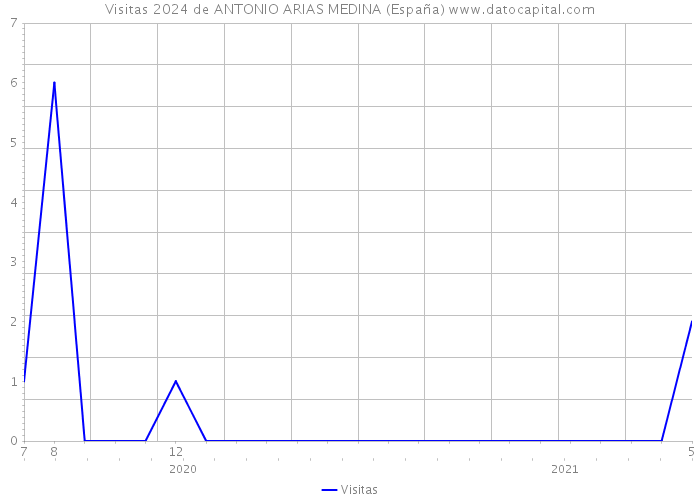 Visitas 2024 de ANTONIO ARIAS MEDINA (España) 