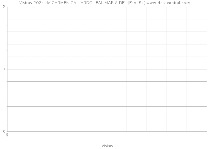 Visitas 2024 de CARMEN GALLARDO LEAL MARIA DEL (España) 