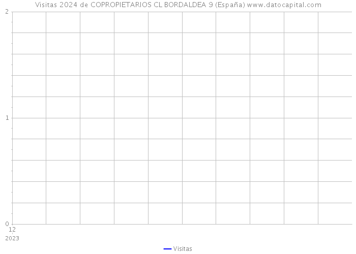 Visitas 2024 de COPROPIETARIOS CL BORDALDEA 9 (España) 