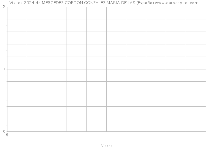 Visitas 2024 de MERCEDES CORDON GONZALEZ MARIA DE LAS (España) 