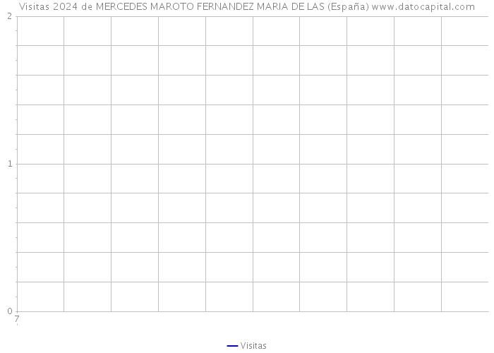 Visitas 2024 de MERCEDES MAROTO FERNANDEZ MARIA DE LAS (España) 