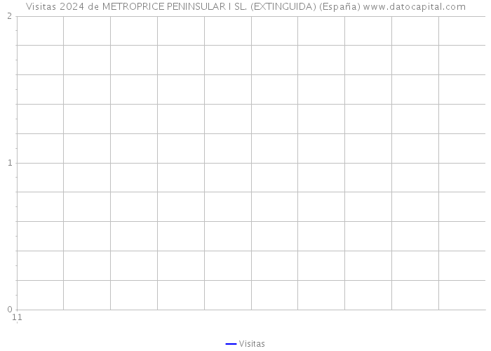 Visitas 2024 de METROPRICE PENINSULAR I SL. (EXTINGUIDA) (España) 