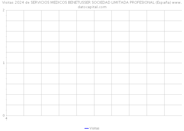 Visitas 2024 de SERVICIOS MEDICOS BENETUSSER SOCIEDAD LIMITADA PROFESIONAL (España) 