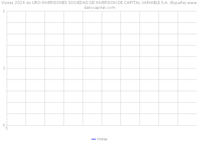 Visitas 2024 de URO INVERSIONES SOCIEDAD DE INVERSION DE CAPITAL VARIABLE S.A. (España) 