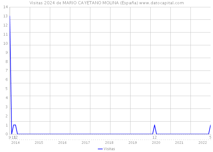Visitas 2024 de MARIO CAYETANO MOLINA (España) 