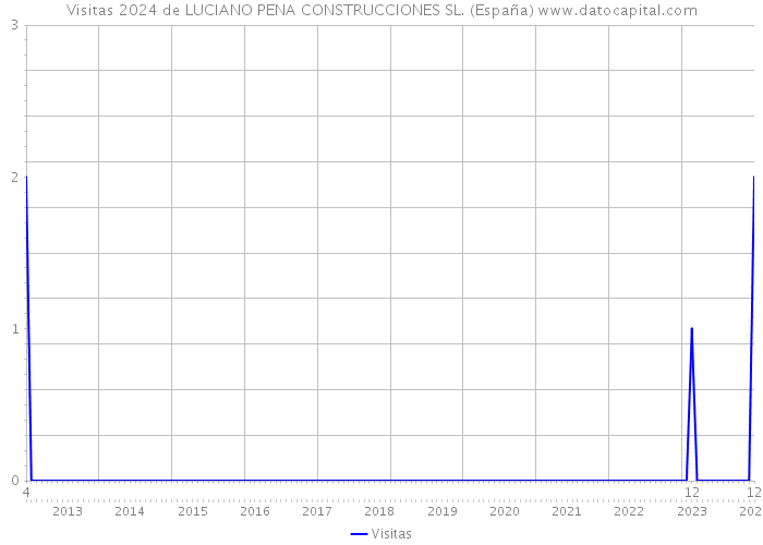 Visitas 2024 de LUCIANO PENA CONSTRUCCIONES SL. (España) 