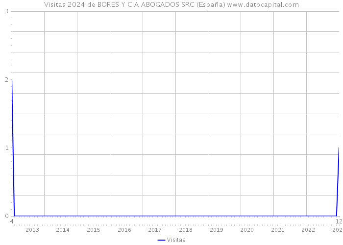 Visitas 2024 de BORES Y CIA ABOGADOS SRC (España) 