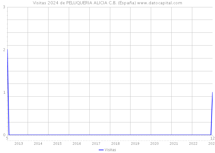 Visitas 2024 de PELUQUERIA ALICIA C.B. (España) 