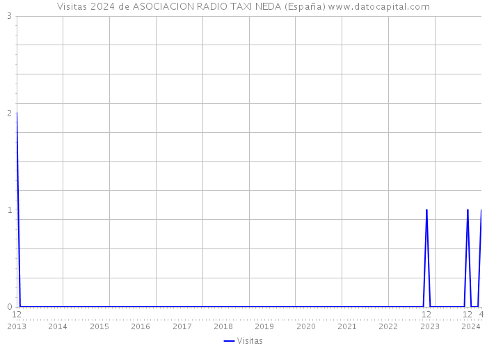 Visitas 2024 de ASOCIACION RADIO TAXI NEDA (España) 