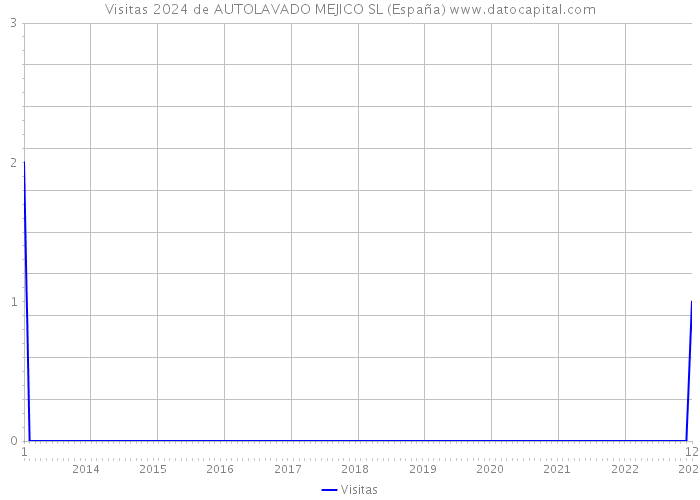 Visitas 2024 de AUTOLAVADO MEJICO SL (España) 