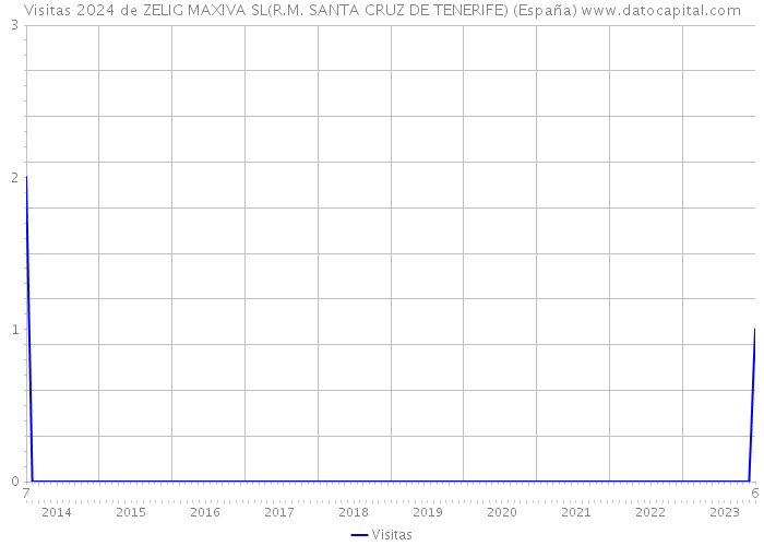 Visitas 2024 de ZELIG MAXIVA SL(R.M. SANTA CRUZ DE TENERIFE) (España) 