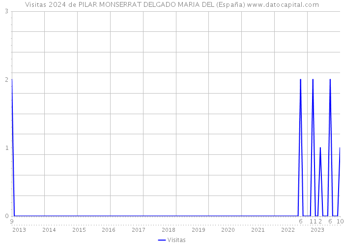 Visitas 2024 de PILAR MONSERRAT DELGADO MARIA DEL (España) 
