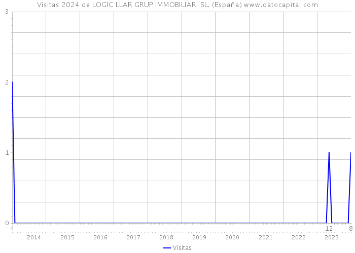 Visitas 2024 de LOGIC LLAR GRUP IMMOBILIARI SL. (España) 