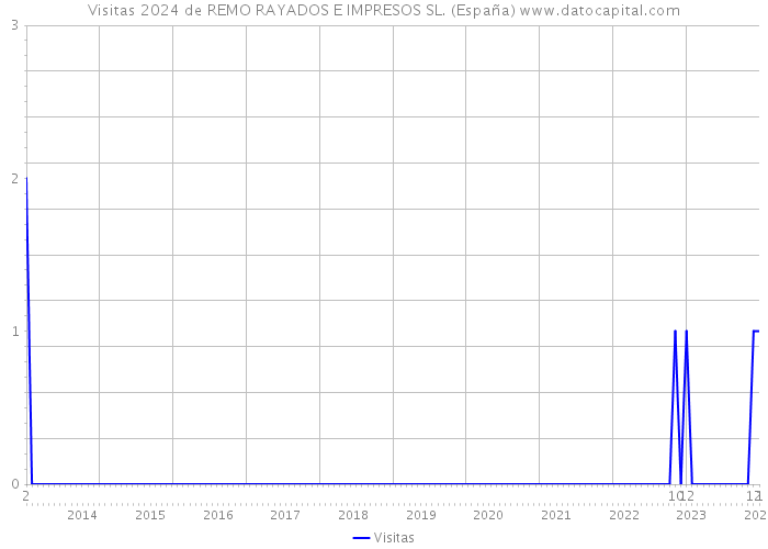 Visitas 2024 de REMO RAYADOS E IMPRESOS SL. (España) 