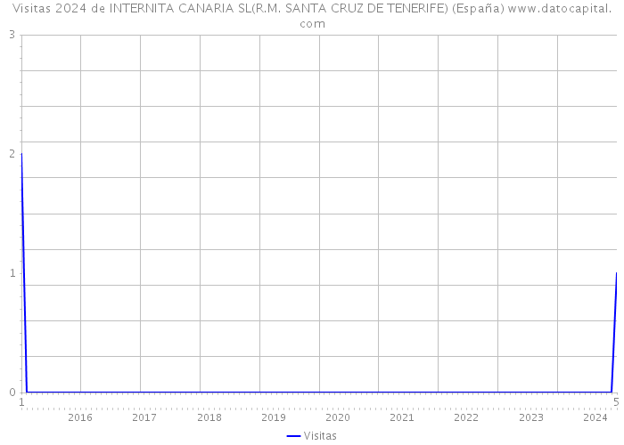 Visitas 2024 de INTERNITA CANARIA SL(R.M. SANTA CRUZ DE TENERIFE) (España) 
