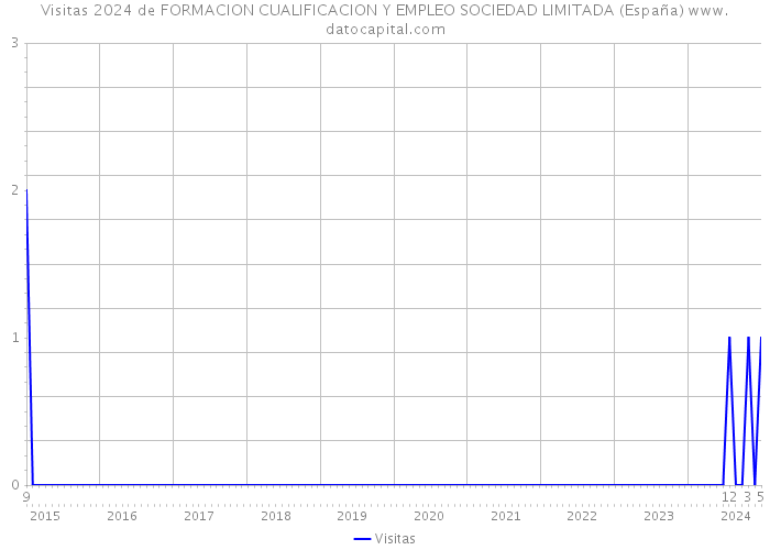 Visitas 2024 de FORMACION CUALIFICACION Y EMPLEO SOCIEDAD LIMITADA (España) 