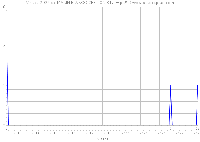 Visitas 2024 de MARIN BLANCO GESTION S.L. (España) 